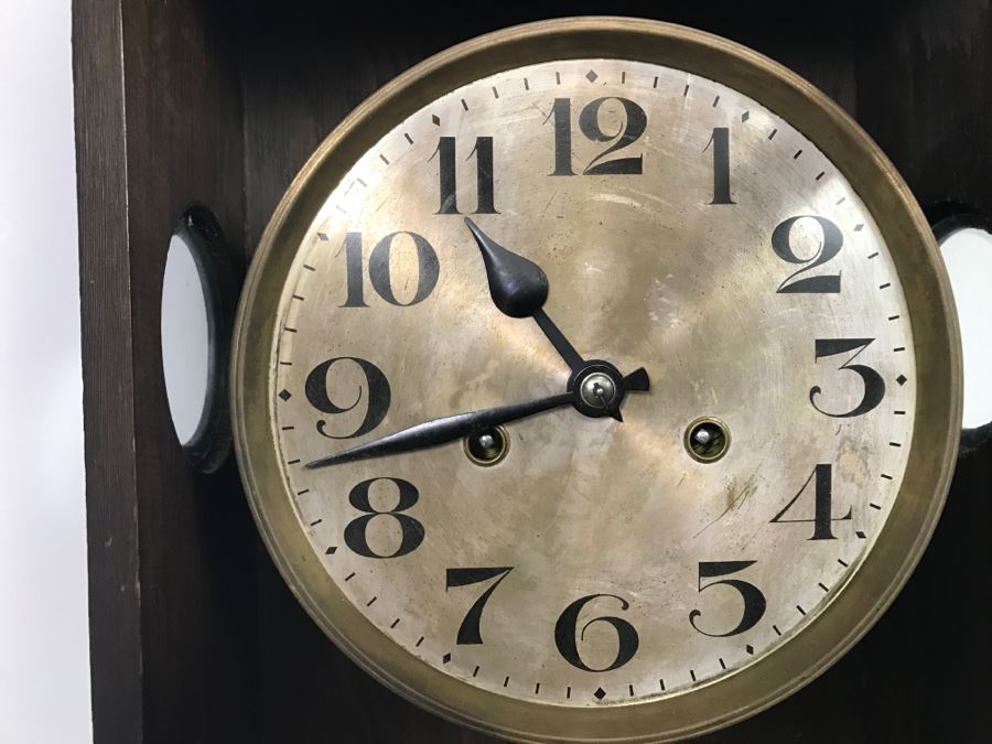 Vintage Wall Clock With Wooden Case - Nice Resonating Strike [Photo 13]