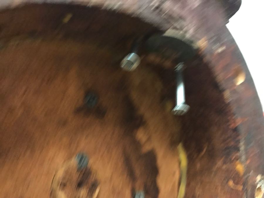 Stunning Antique Solid Carved Mahogany English Pedestal Table With Claw Feet - Note Repair On One Of The Legs [Photo 24]