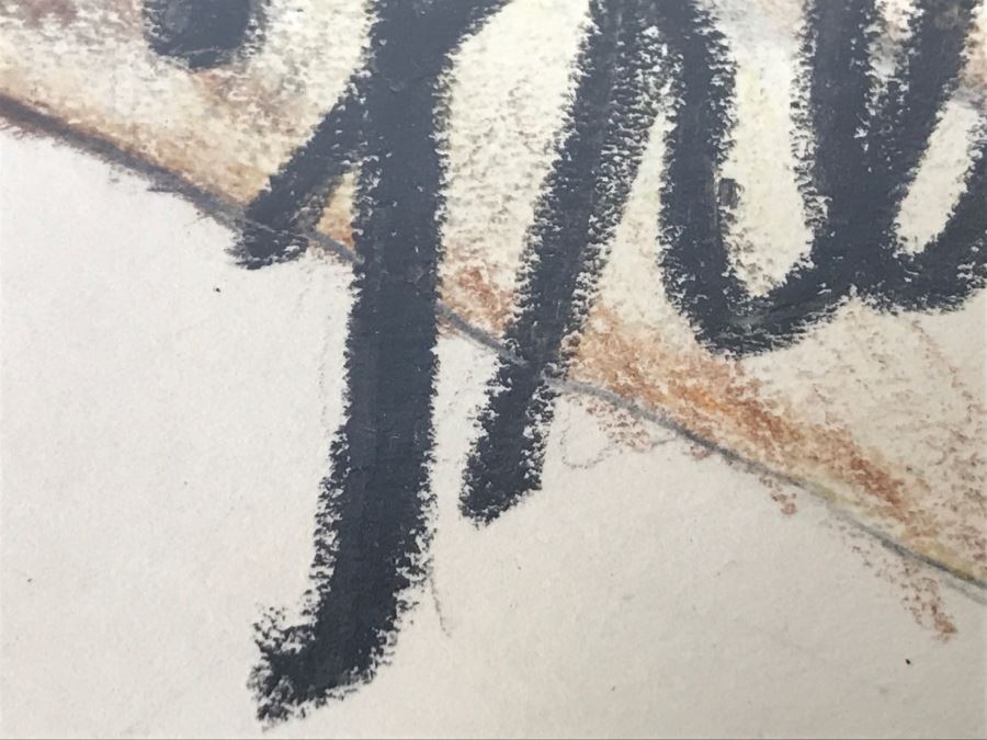 2 Vintage 1972 Original Hand Pencil Drawn Calendar Sketches With Sayings And One Print By Artist Robert Bucciarelli Artwork [Photo 7]