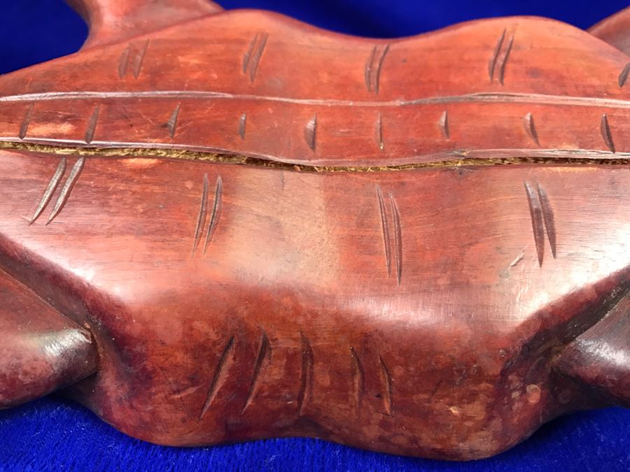 Carved Wood Turtle And Small Carved Bone Scottish Terrier Figurine [Photo 17]