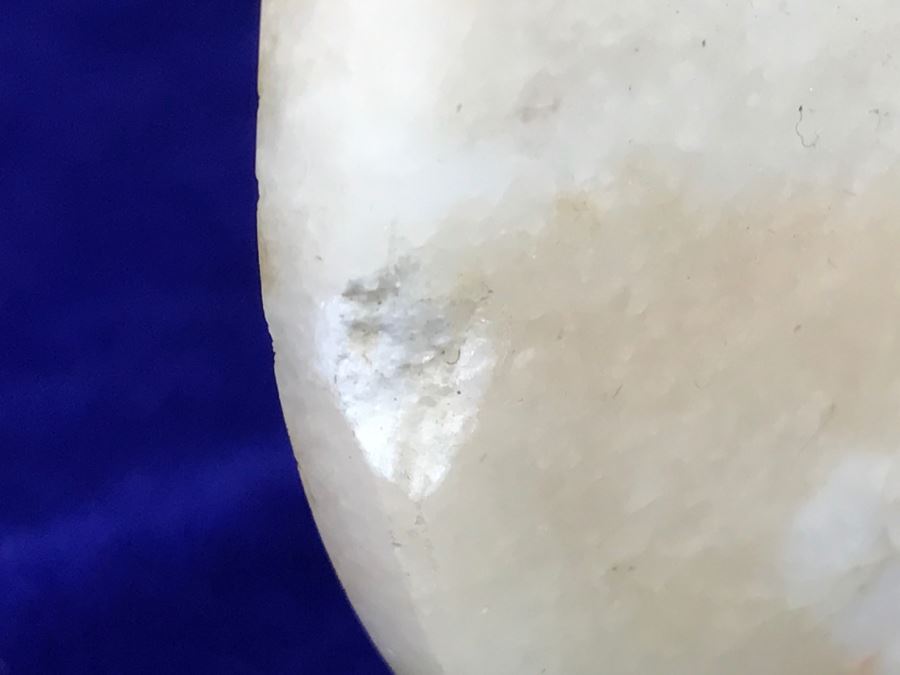 Vintage Art Deco Marble And Brass Mantle Clock - Has Two Circular Marble Sculptures [Photo 26]