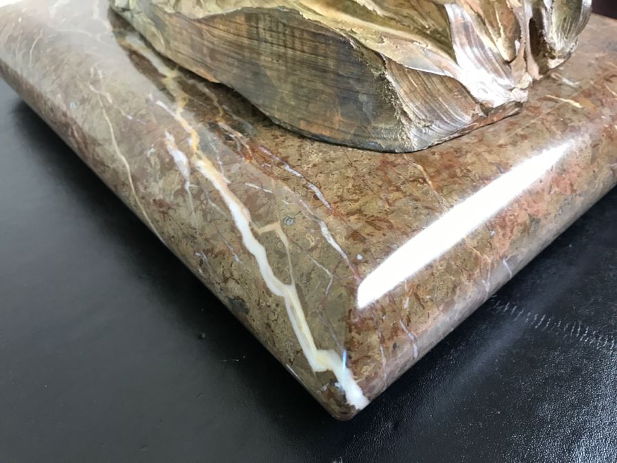 Richard D. MacDonald 2000 Limited Edition Bronze Sculpture Of Reclining Nude Woman On Heavy Marble Base 17 Of 90 Estimate $5,200 [Photo 33]