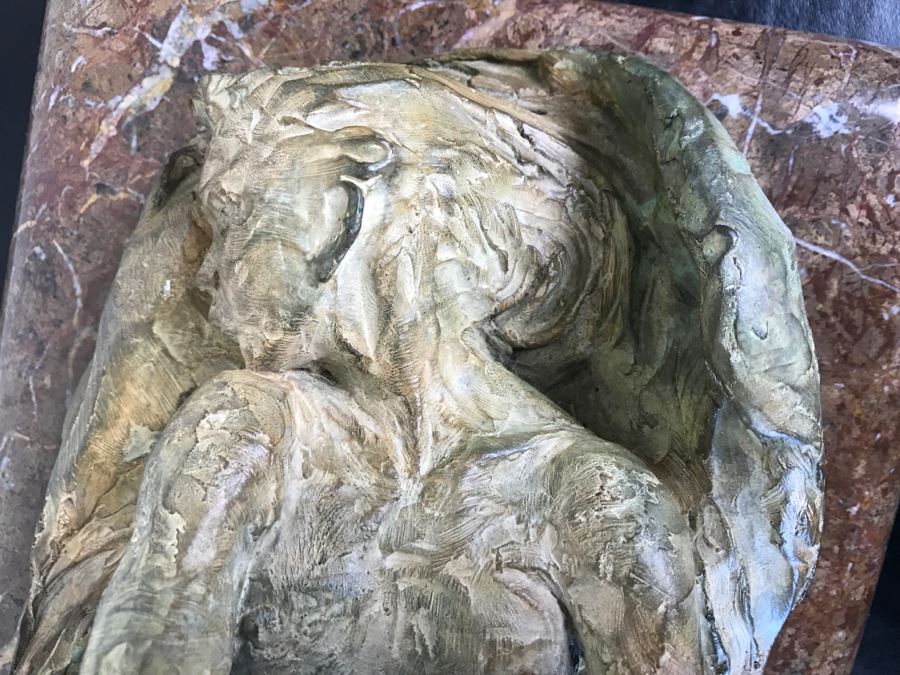 Richard D. MacDonald 2000 Limited Edition Bronze Sculpture Of Reclining Nude Woman On Heavy Marble Base 17 Of 90 Estimate $5,200 [Photo 29]