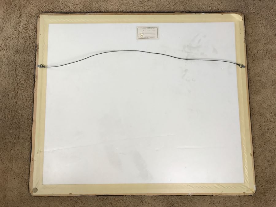 Romain Erte Framed Limited Edition Serigraph Print With Gold Foil Stamping Title 'Samson & Delilah' Signed By ERTE 75 Of 300 37' X 31.5' Retails $11,850 [Photo 13]