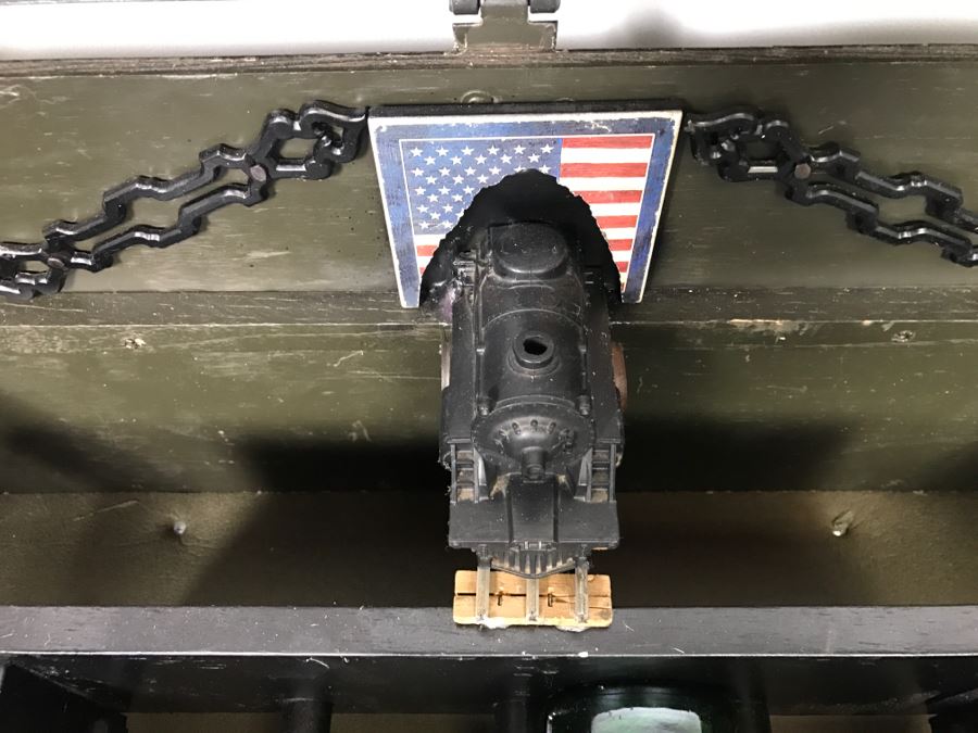 Very Cool Folk Art Military Themed Bar Wine Storage Locker With Trench Art 'Take A Shot' Bullet Shot Glasses Plus Bottle Openers - See All Photos [Photo 39]