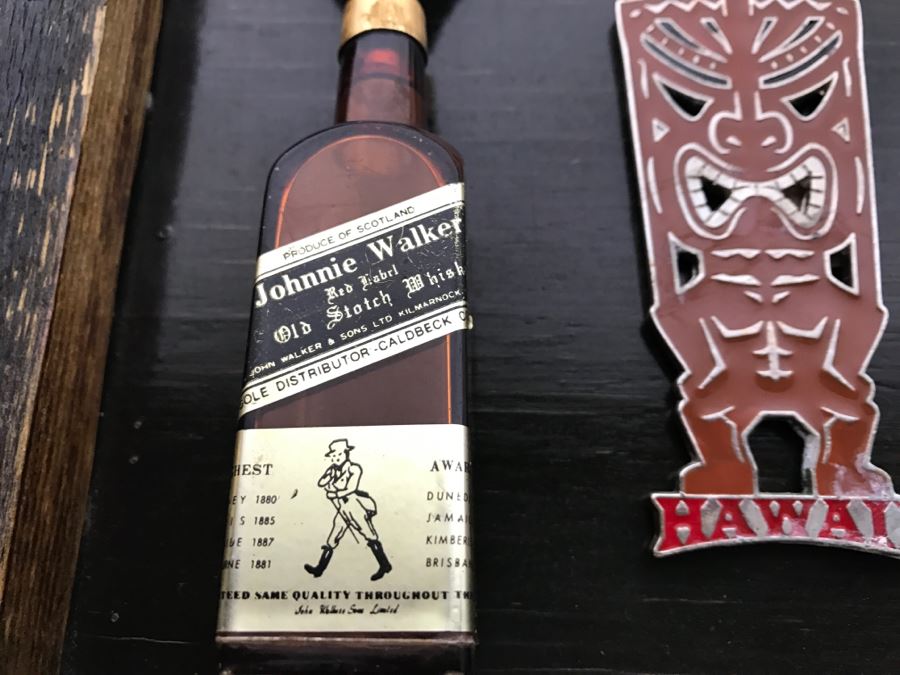 Very Cool Folk Art Military Themed Bar Wine Storage Locker With Trench Art 'Take A Shot' Bullet Shot Glasses Plus Bottle Openers - See All Photos [Photo 17]