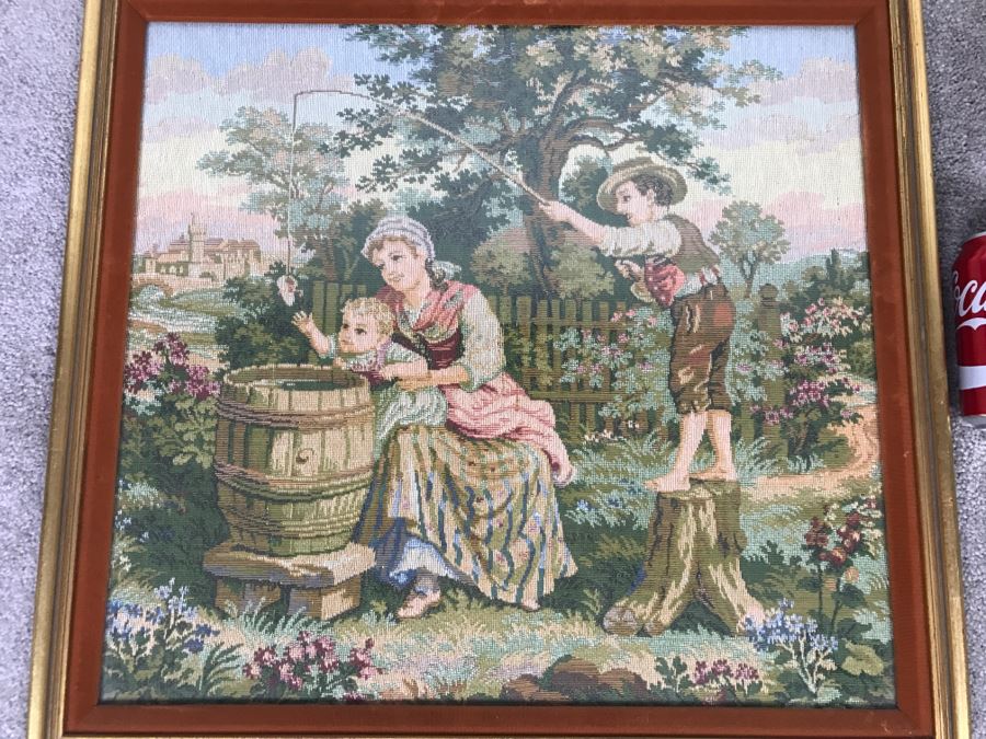 Vintage Framed Needlepoint [Photo 3]