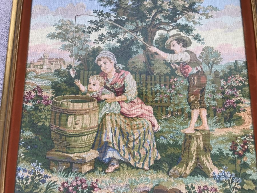 Vintage Framed Needlepoint [Photo 4]