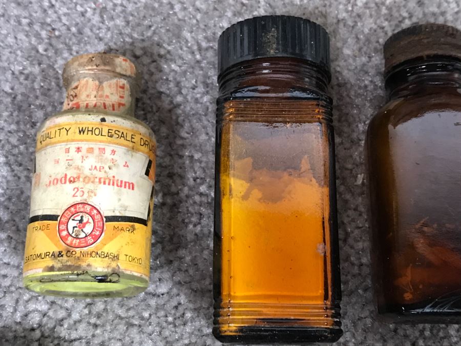 Historical WWII Military Trunk Time Capsule Loaded With Period Items Including Unopened Tobacco, Letters, Gold Fountain Pens, Notes, Japanese Military Jacket And More Owned By Charles F. Chase U.S.N. Doctor PhM Pharmacist's Mate - See All Photos [Photo 30]