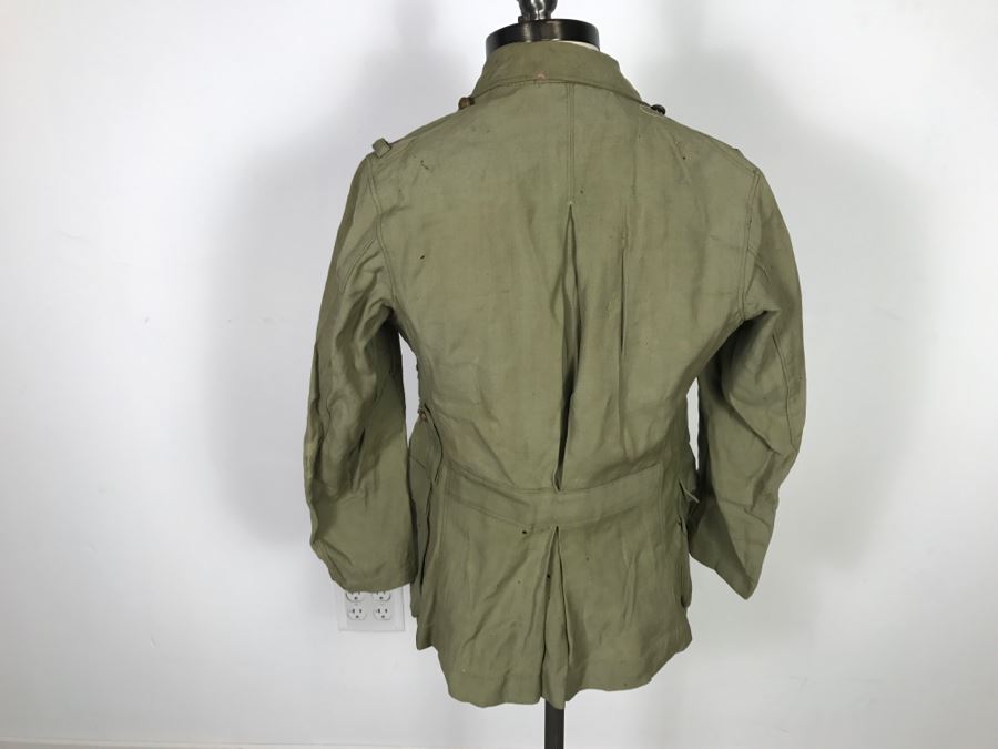 Historical WWII Military Trunk Time Capsule Loaded With Period Items Including Unopened Tobacco, Letters, Gold Fountain Pens, Notes, Japanese Military Jacket And More Owned By Charles F. Chase U.S.N. Doctor PhM Pharmacist's Mate - See All Photos [Photo 173]