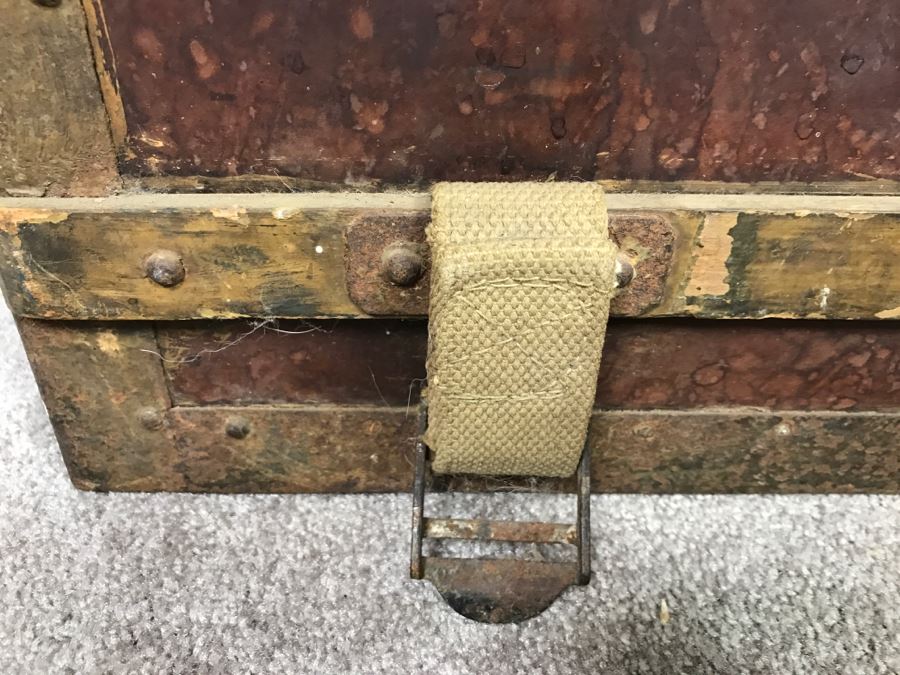 Historical WWII Military Trunk Time Capsule Loaded With Period Items Including Unopened Tobacco, Letters, Gold Fountain Pens, Notes, Japanese Military Jacket And More Owned By Charles F. Chase U.S.N. Doctor PhM Pharmacist's Mate - See All Photos [Photo 7]