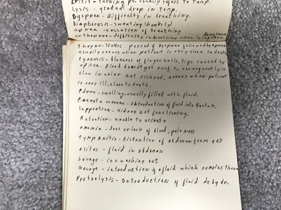 Historical WWII Military Trunk Time Capsule Loaded With Period Items Including Unopened Tobacco, Letters, Gold Fountain Pens, Notes, Japanese Military Jacket And More Owned By Charles F. Chase U.S.N. Doctor PhM Pharmacist's Mate - See All Photos [Photo 86]