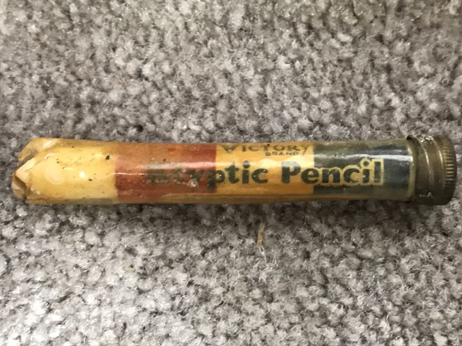 Historical WWII Military Trunk Time Capsule Loaded With Period Items Including Unopened Tobacco, Letters, Gold Fountain Pens, Notes, Japanese Military Jacket And More Owned By Charles F. Chase U.S.N. Doctor PhM Pharmacist's Mate - See All Photos [Photo 34]