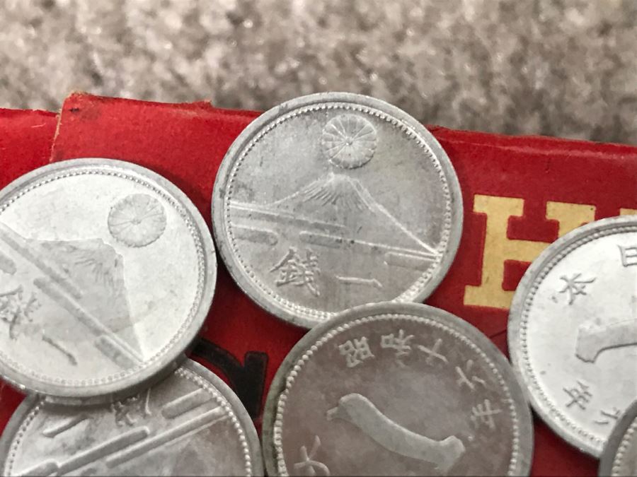 Historical WWII Military Trunk Time Capsule Loaded With Period Items Including Unopened Tobacco, Letters, Gold Fountain Pens, Notes, Japanese Military Jacket And More Owned By Charles F. Chase U.S.N. Doctor PhM Pharmacist's Mate - See All Photos [Photo 117]