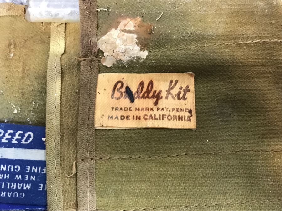 Historical WWII Military Trunk Time Capsule Loaded With Period Items Including Unopened Tobacco, Letters, Gold Fountain Pens, Notes, Japanese Military Jacket And More Owned By Charles F. Chase U.S.N. Doctor PhM Pharmacist's Mate - See All Photos [Photo 38]