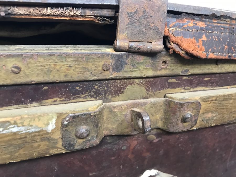 Historical WWII Military Trunk Time Capsule Loaded With Period Items Including Unopened Tobacco, Letters, Gold Fountain Pens, Notes, Japanese Military Jacket And More Owned By Charles F. Chase U.S.N. Doctor PhM Pharmacist's Mate - See All Photos [Photo 6]