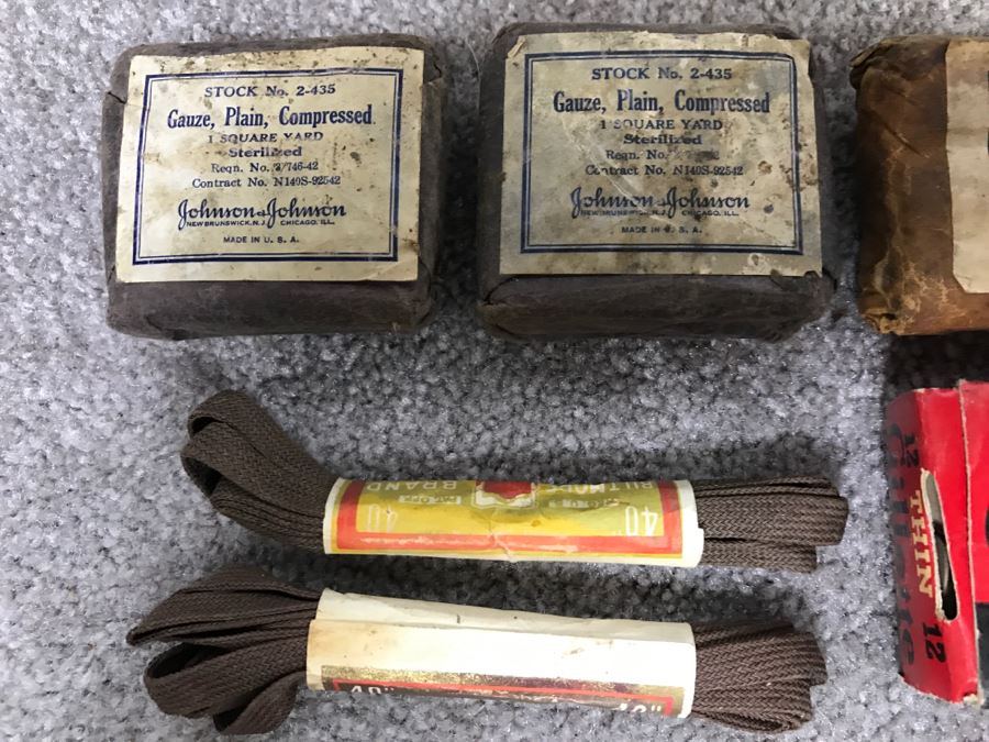 Historical WWII Military Trunk Time Capsule Loaded With Period Items Including Unopened Tobacco, Letters, Gold Fountain Pens, Notes, Japanese Military Jacket And More Owned By Charles F. Chase U.S.N. Doctor PhM Pharmacist's Mate - See All Photos [Photo 109]