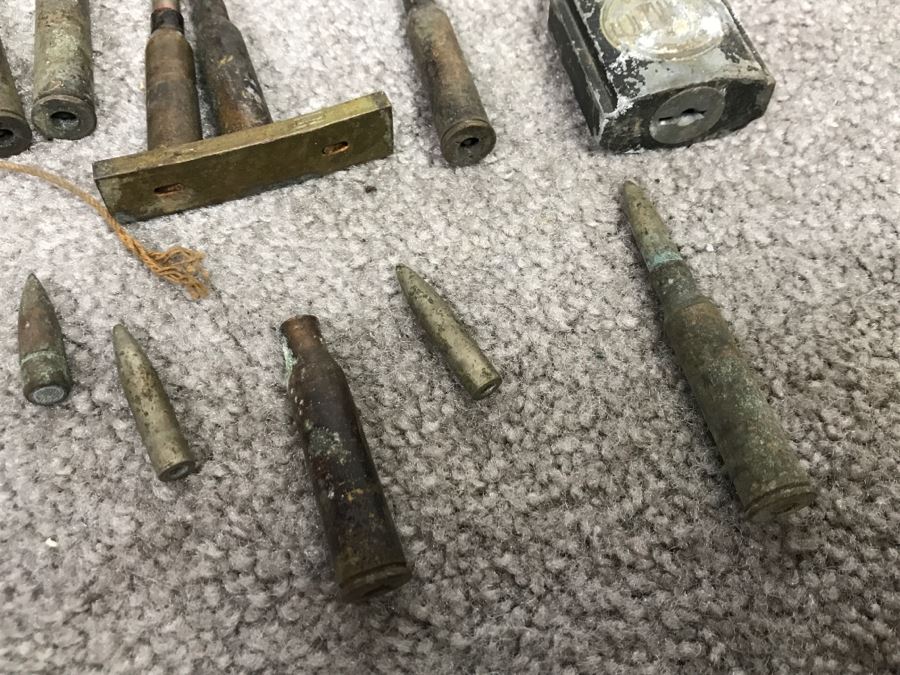 Historical WWII Military Trunk Time Capsule Loaded With Period Items Including Unopened Tobacco, Letters, Gold Fountain Pens, Notes, Japanese Military Jacket And More Owned By Charles F. Chase U.S.N. Doctor PhM Pharmacist's Mate - See All Photos [Photo 160]