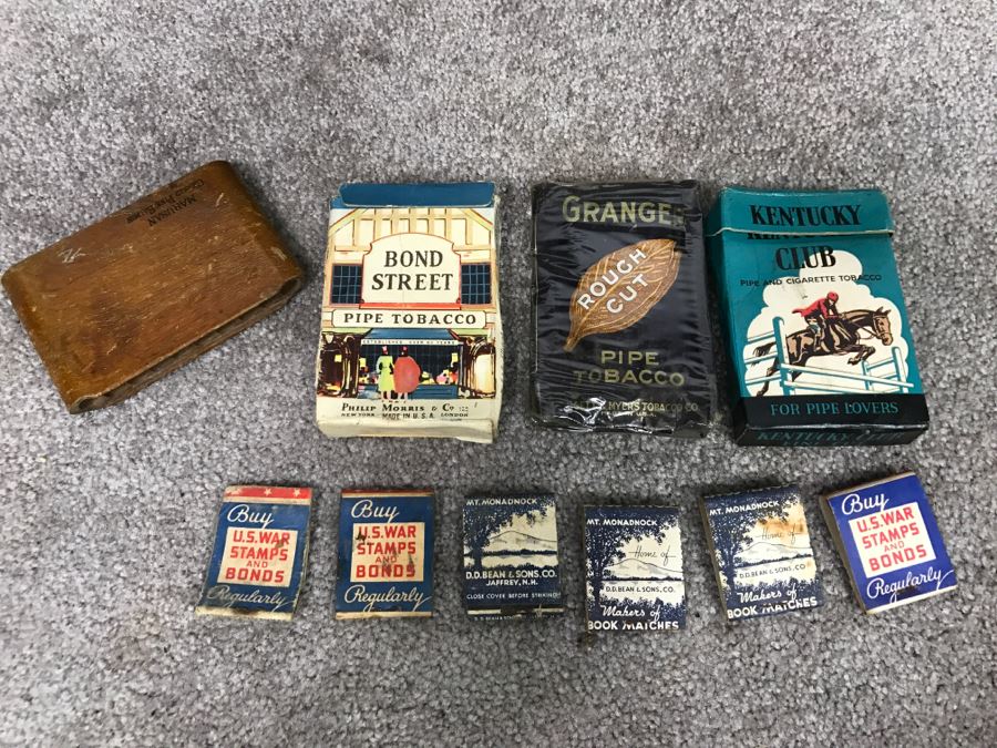 Historical WWII Military Trunk Time Capsule Loaded With Period Items Including Unopened Tobacco, Letters, Gold Fountain Pens, Notes, Japanese Military Jacket And More Owned By Charles F. Chase U.S.N. Doctor PhM Pharmacist's Mate - See All Photos [Photo 54]