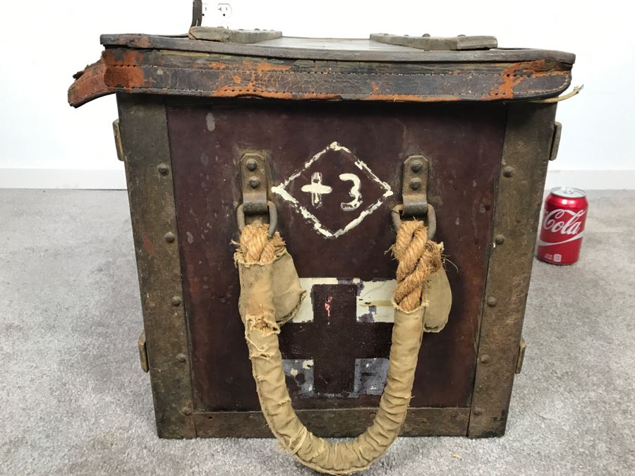 Historical WWII Military Trunk Time Capsule Loaded With Period Items Including Unopened Tobacco, Letters, Gold Fountain Pens, Notes, Japanese Military Jacket And More Owned By Charles F. Chase U.S.N. Doctor PhM Pharmacist's Mate - See All Photos [Photo 15]