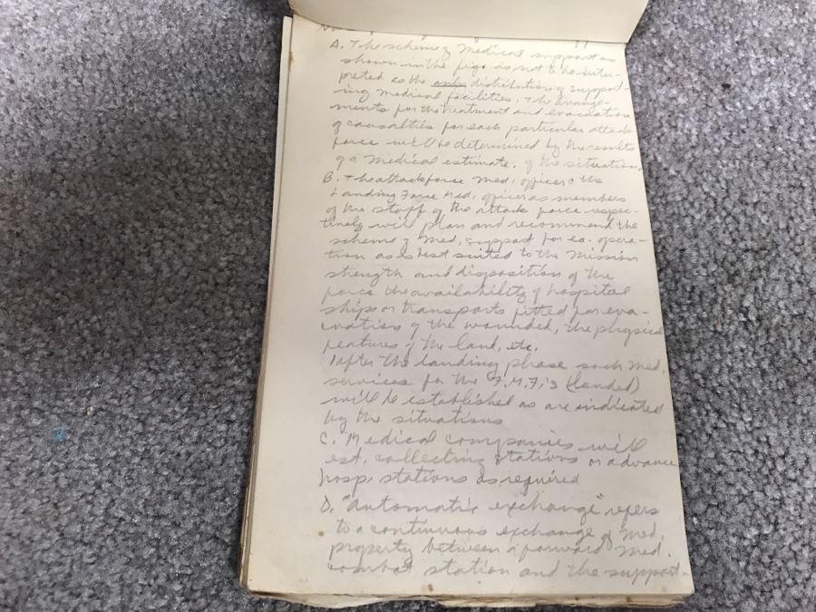 Historical WWII Military Trunk Time Capsule Loaded With Period Items Including Unopened Tobacco, Letters, Gold Fountain Pens, Notes, Japanese Military Jacket And More Owned By Charles F. Chase U.S.N. Doctor PhM Pharmacist's Mate - See All Photos [Photo 87]