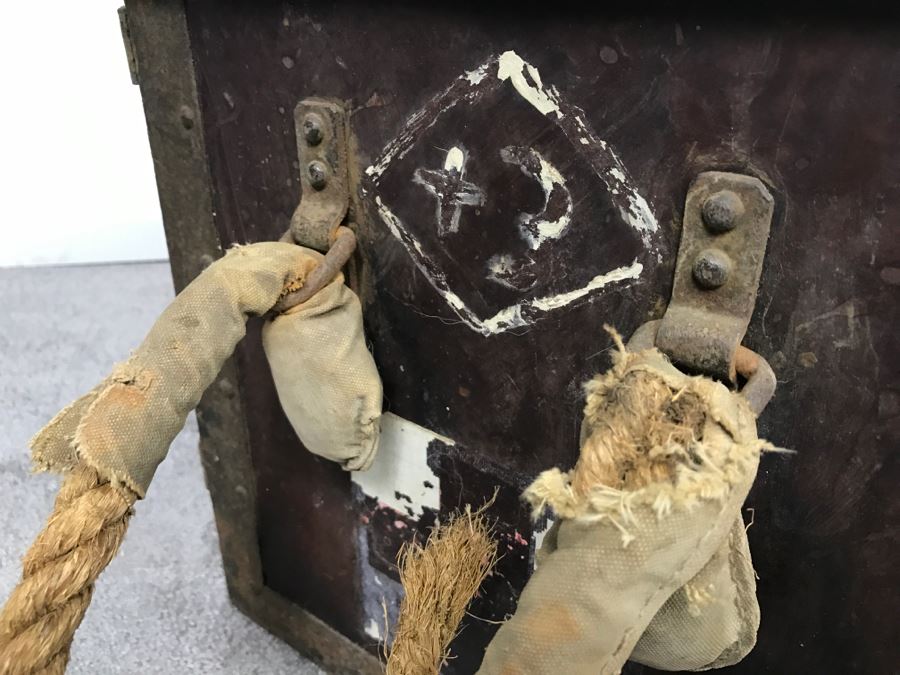 Historical WWII Military Trunk Time Capsule Loaded With Period Items Including Unopened Tobacco, Letters, Gold Fountain Pens, Notes, Japanese Military Jacket And More Owned By Charles F. Chase U.S.N. Doctor PhM Pharmacist's Mate - See All Photos [Photo 11]