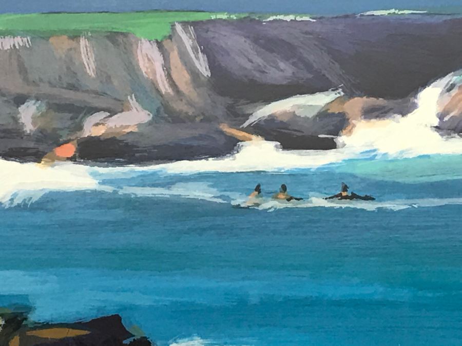 Ken Auster Serigraph Titled 'Cypress Point' 1990 Hand Signed By Artist 153 Of 295 With COA [Photo 6]