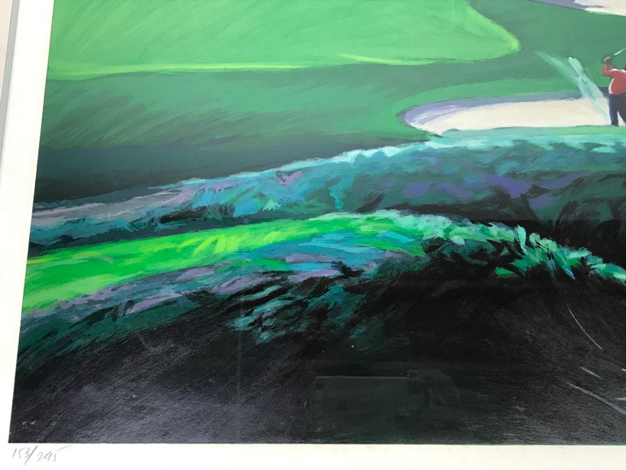 Ken Auster Serigraph Titled 'Cypress Point' 1990 Hand Signed By Artist 153 Of 295 With COA [Photo 9]