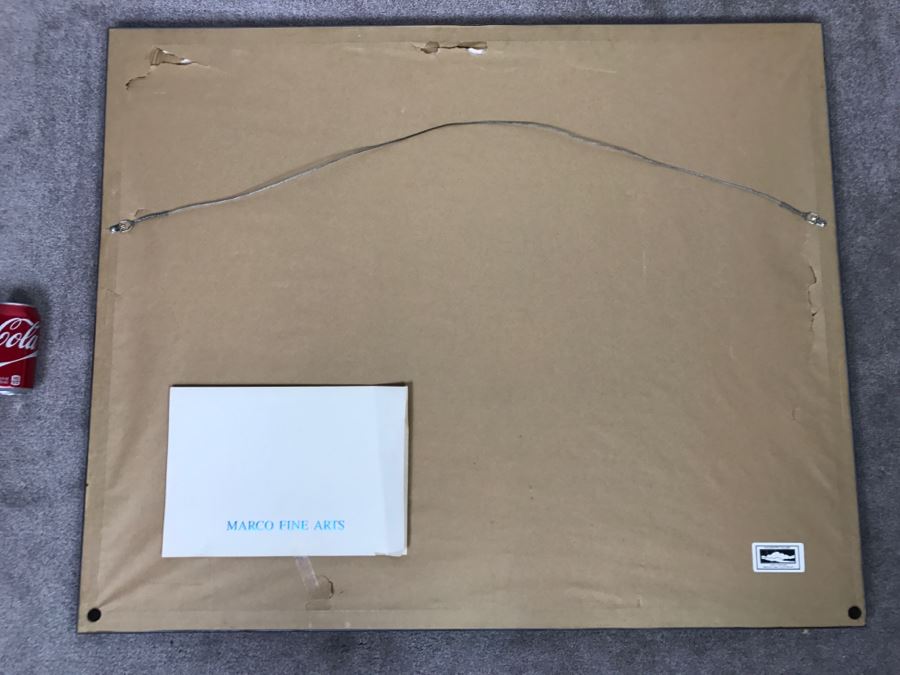 Ken Auster Serigraph Titled 'Cypress Point' 1990 Hand Signed By Artist 153 Of 295 With COA [Photo 15]