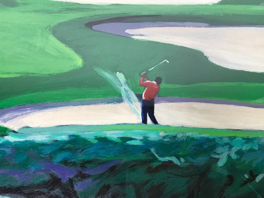 Ken Auster Serigraph Titled 'Cypress Point' 1990 Hand Signed By Artist 153 Of 295 With COA [Photo 10]