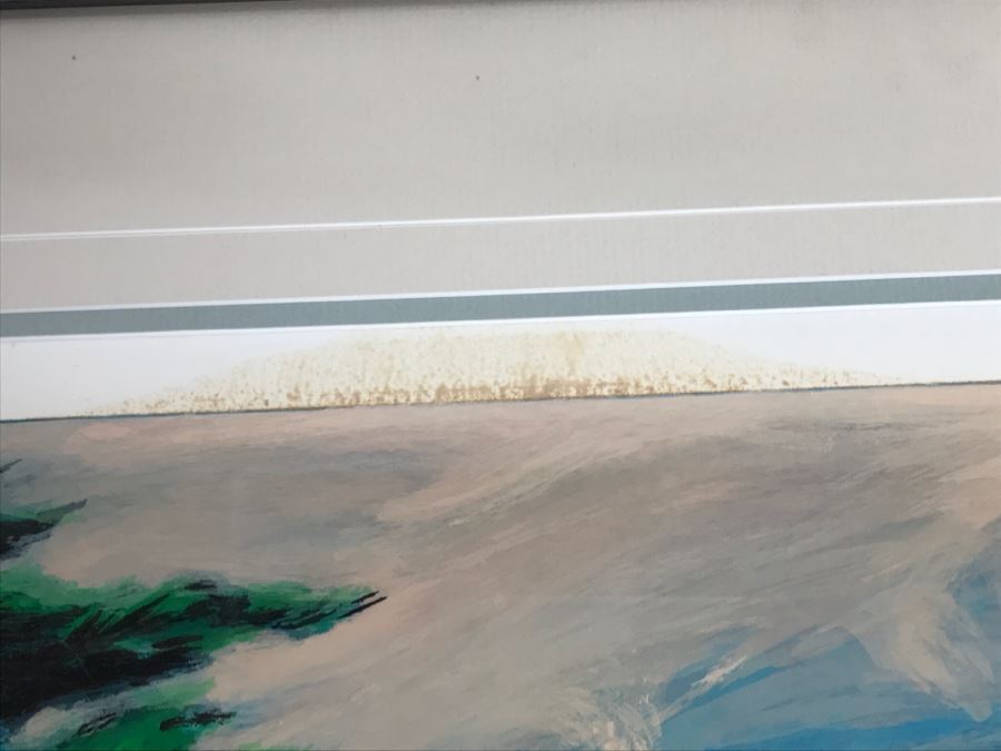 Ken Auster Serigraph Titled 'Cypress Point' 1990 Hand Signed By Artist 153 Of 295 With COA [Photo 21]