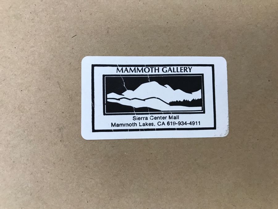 Ken Auster Serigraph Titled 'Cypress Point' 1990 Hand Signed By Artist 153 Of 295 With COA [Photo 16]