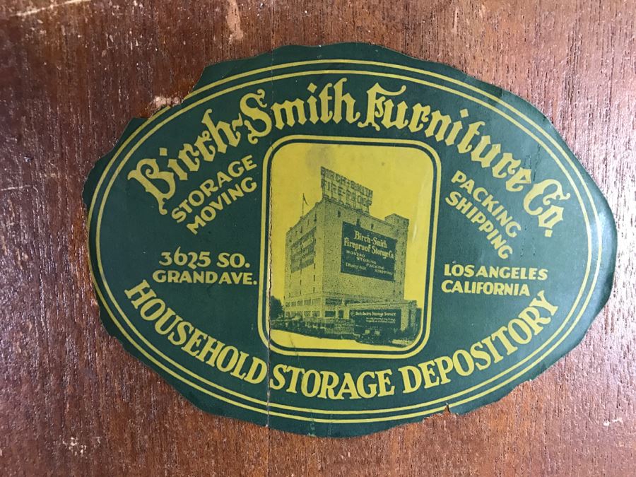 Vintage Shabby Chic French Provincial Vanity Desk Mahogany And Walnut By Mount Airy Furniture Co, NC With Bench [Photo 23]