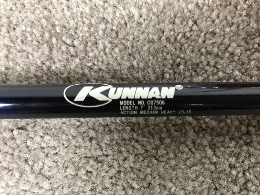 KUNNAN Model No. CG7506 7' Long Fishing Pole Rod Advanced Graphite Composite [Photo 3]
