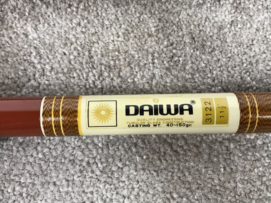 Large Diawa 11 1/2' Surf Fishing Rod 3122 With Diawa Reel No. 7850 RL [Photo 12]