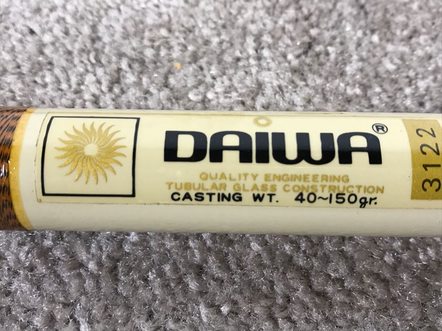 Large Diawa 11 1/2' Surf Fishing Rod 3122 With Diawa Reel No. 7850 RL [Photo 13]