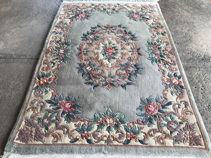 JUST ADDED - Heavy Chinese Wool Rug 6' 2' X 4' 1' [Photo 3]