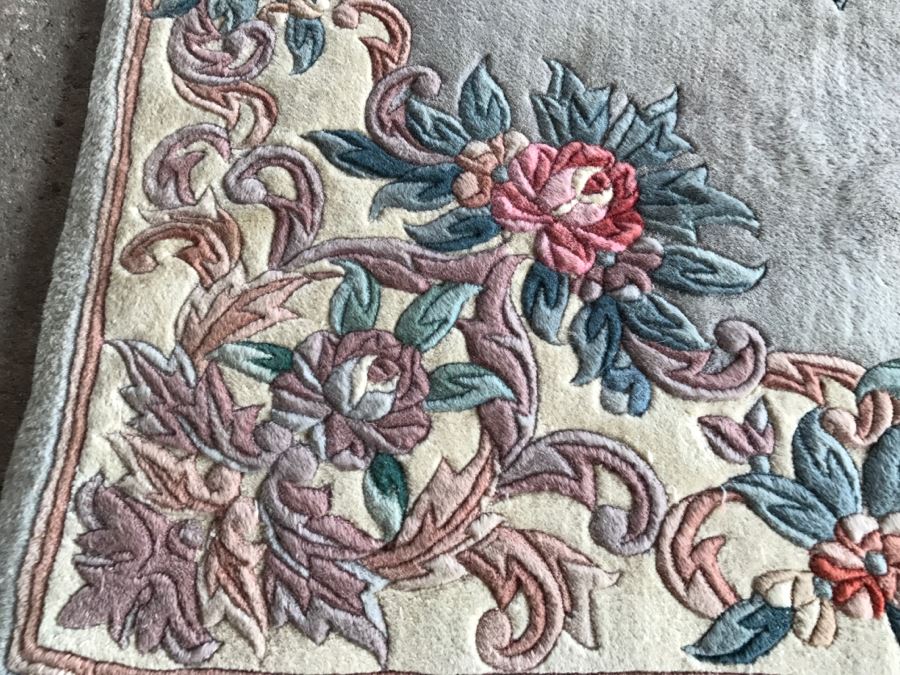 JUST ADDED - Heavy Chinese Wool Rug 6' 2' X 4' 1' [Photo 4]