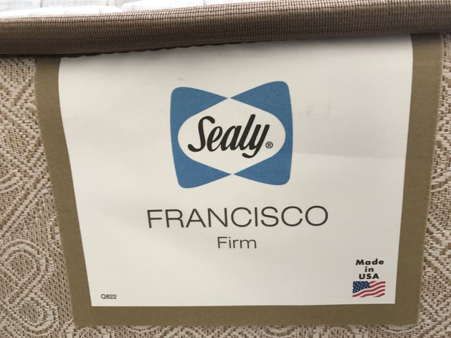 Stunning Mahogany Queen Size Four Poster Bed With Ball And Claw Feet That Converts To Canopy Bed With Like New Sealy Francisco Firm Mattress And Box Spring - Comes With Two Step Ladders On Either Side Of Bed (Guest Bed) [Photo 7]