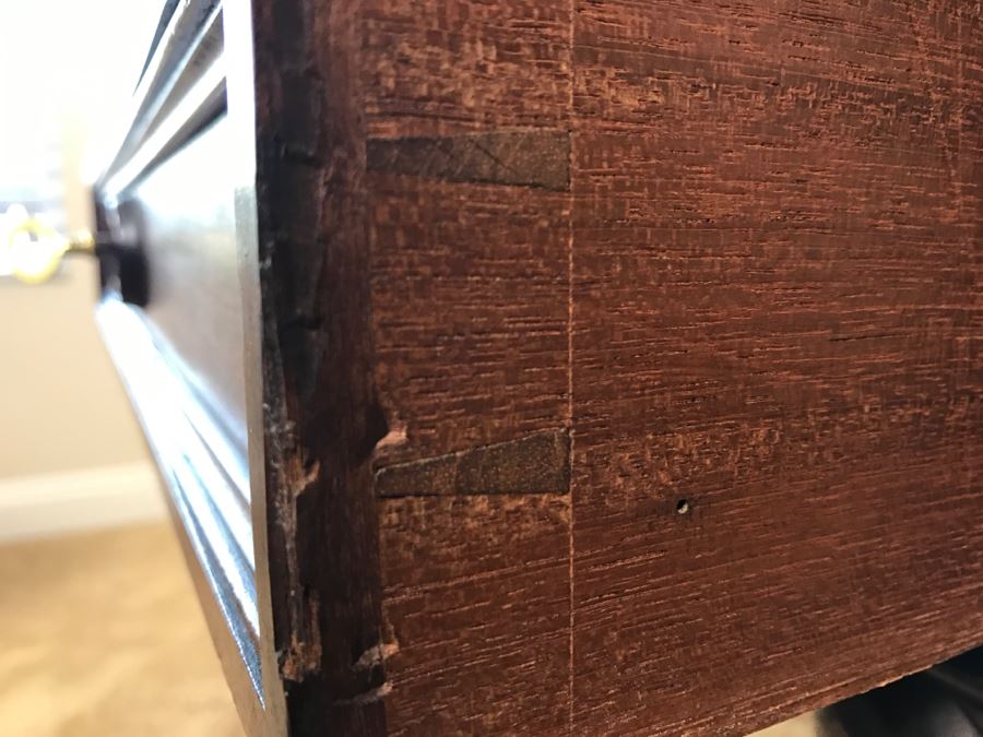 Impressive Mahogany Victorian Partners Desk Library Table Vintage 1860 Estimate $1,200 [Photo 10]