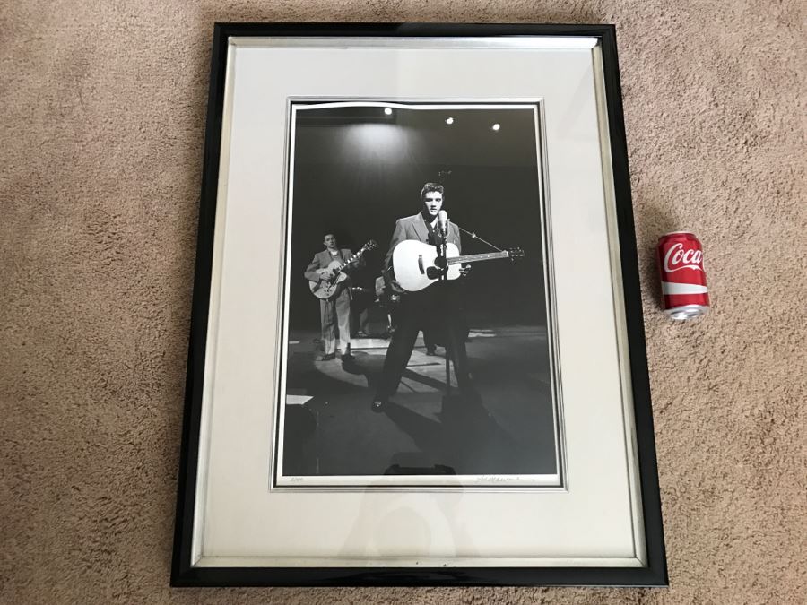 Alfred Wertheimer Framed Limited Edition 1956 Photograph Of Elvis Presley Titled 'Stage Show' 2 Of 300 Estimate $800 [Photo 2]