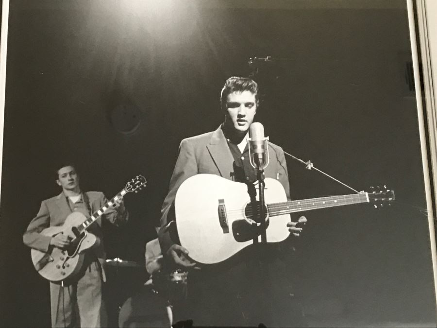 Alfred Wertheimer Framed Limited Edition 1956 Photograph Of Elvis Presley Titled 'Stage Show' 2 Of 300 Estimate $800 [Photo 6]
