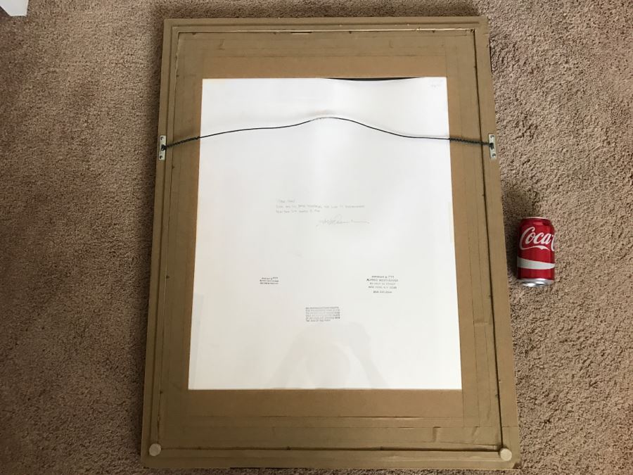 Alfred Wertheimer Framed Limited Edition 1956 Photograph Of Elvis Presley Titled 'Stage Show' 2 Of 300 Estimate $800 [Photo 11]