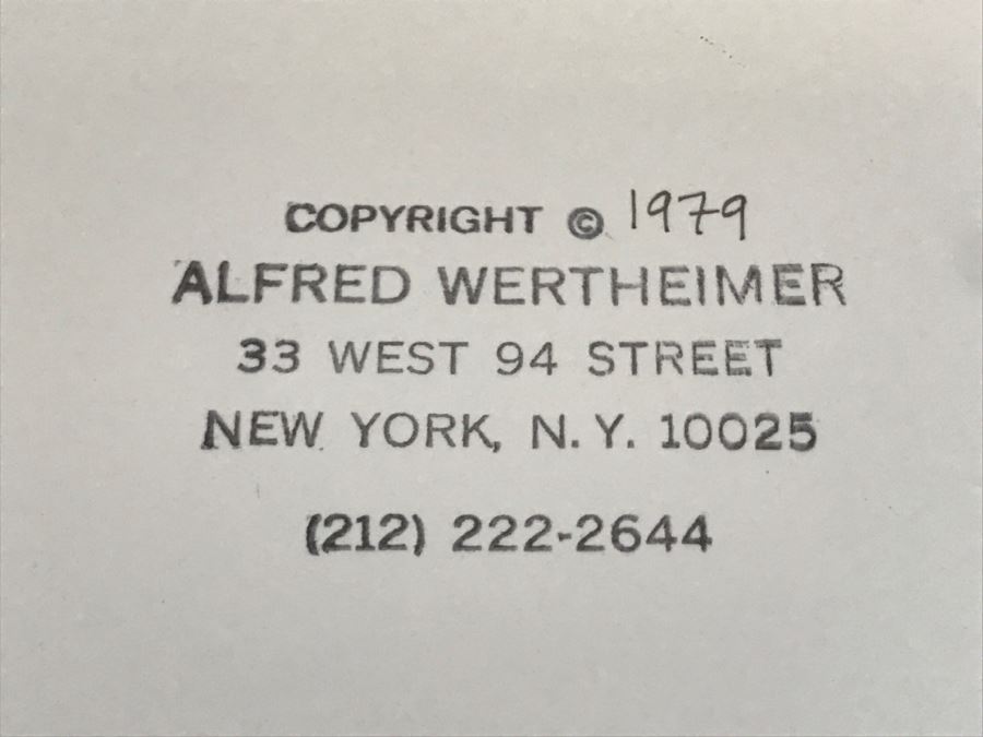 Alfred Wertheimer Framed Limited Edition 1956 Photograph Of Elvis Presley Titled 'Stage Show' 2 Of 300 Estimate $800 [Photo 13]