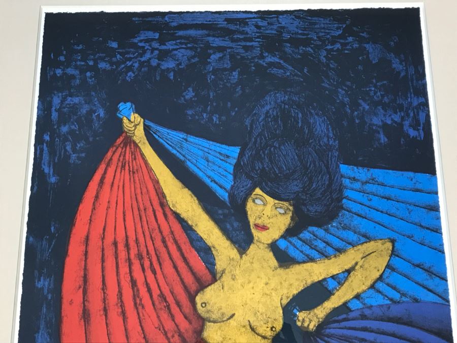 Rofino Tamayo Framed Limited Edition Serigraph Titled 'Salome' 65 Of 250 Hand Signed 35' X 43' Estimate $4,500 [Photo 5]