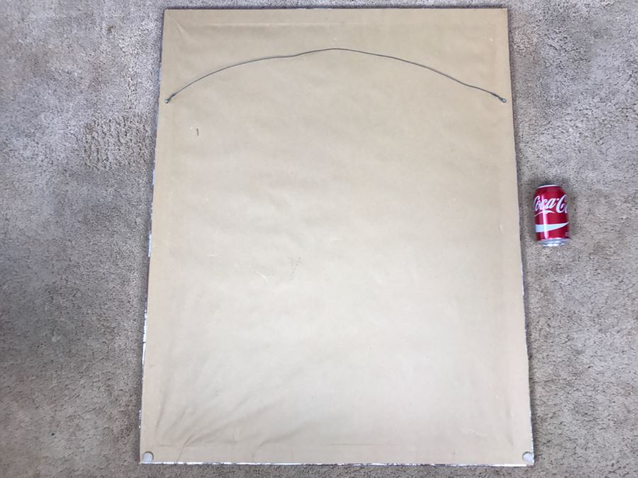 Framed Original Oil Painting By Miguel Najera Loera Titled 'Homage To Dali' 31' X 39' [Photo 11]