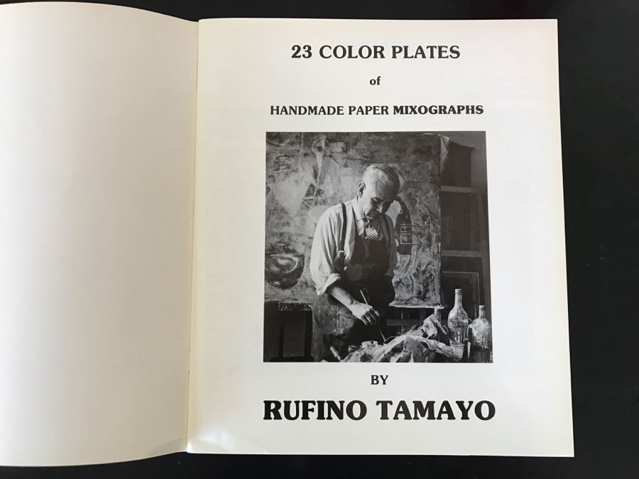 RARE Rufino Tamayo Mixograph On Handmade Paper Titled 'Jumping Child' Limited Edition 57 Of 100 1982 With COA 34' X 31' X 3' - Hand Signed Lower Right Estimate $16,500 - This Item Has A Reserve Price [Photo 22]