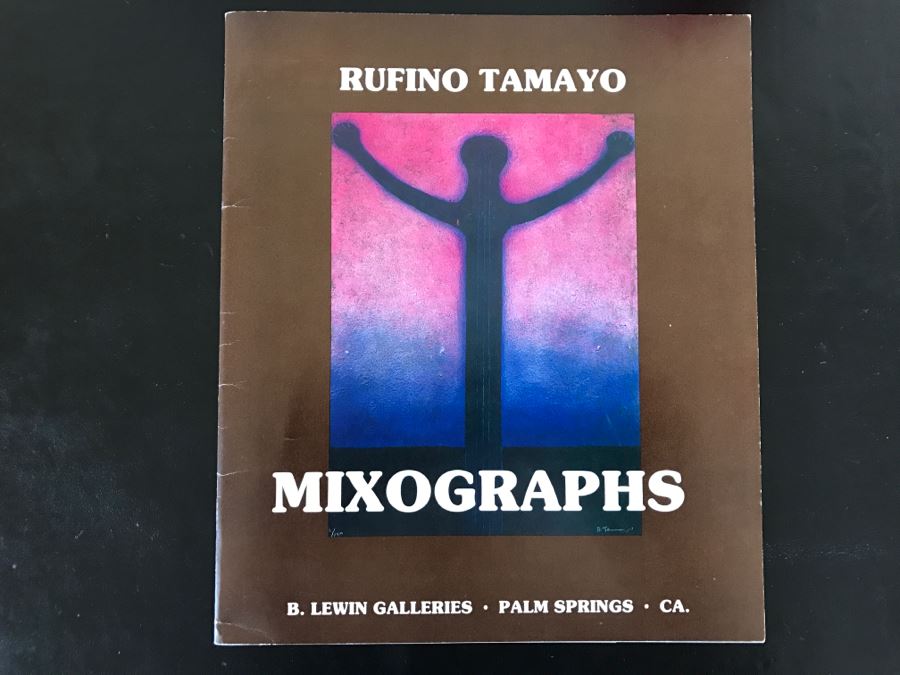 RARE Rufino Tamayo Mixograph On Handmade Paper Titled 'Jumping Child' Limited Edition 57 Of 100 1982 With COA 34' X 31' X 3' - Hand Signed Lower Right Estimate $16,500 - This Item Has A Reserve Price [Photo 3]