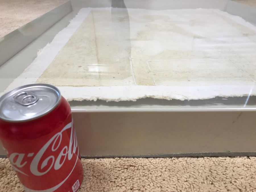 RARE Rufino Tamayo Mixograph On Handmade Paper Titled 'Jumping Child' Limited Edition 57 Of 100 1982 With COA 34' X 31' X 3' - Hand Signed Lower Right Estimate $16,500 - This Item Has A Reserve Price [Photo 18]