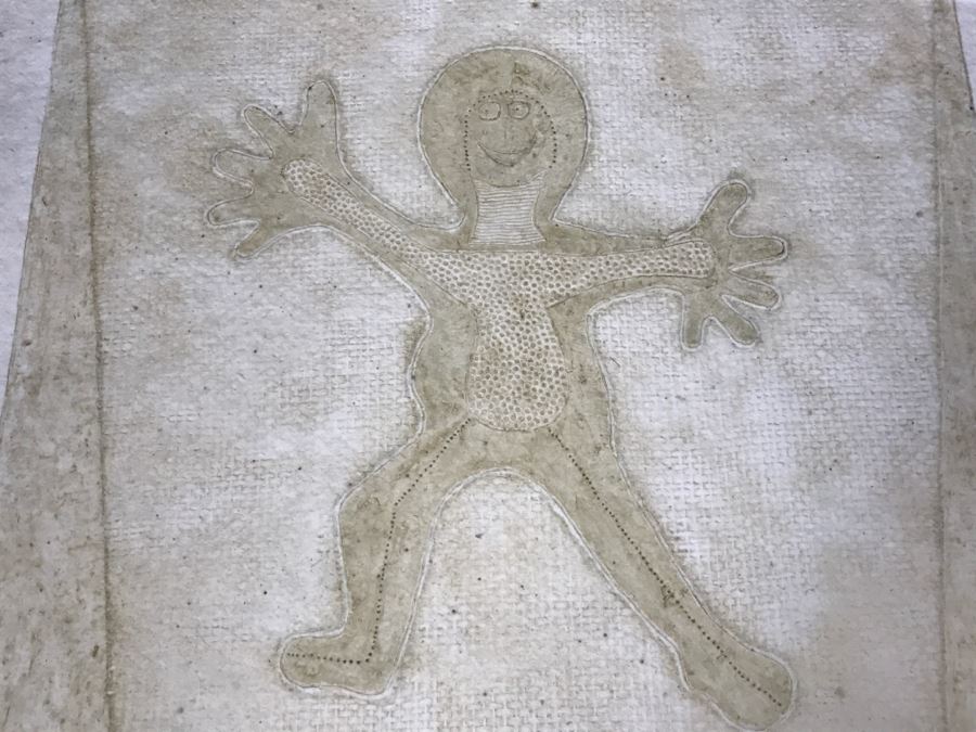 RARE Rufino Tamayo Mixograph On Handmade Paper Titled 'Jumping Child' Limited Edition 57 Of 100 1982 With COA 34' X 31' X 3' - Hand Signed Lower Right Estimate $16,500 - This Item Has A Reserve Price [Photo 13]